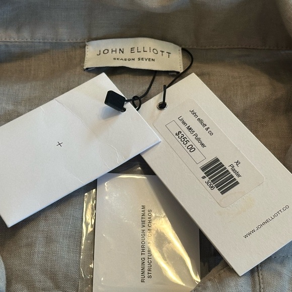 John Elliott Men’s M65 Linen Pullover - Picture 11 of 11